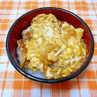 めんつゆでカツ丼